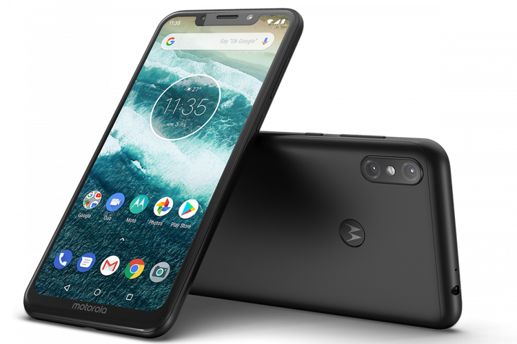 Smartphone Android One Motorola One Power.(Motorola)