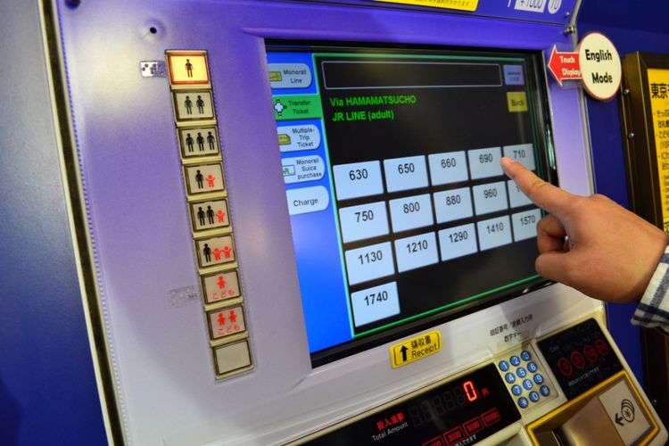 Cara Membeli Tiket Tokyo Monorail
