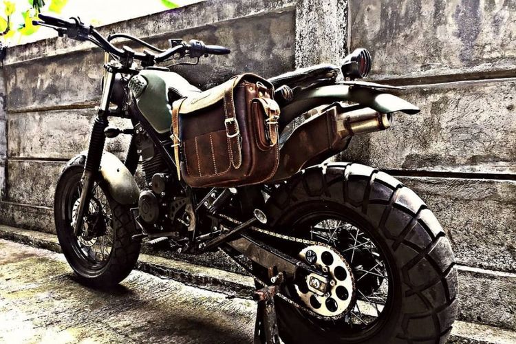 Klx modif hot sale scrambler