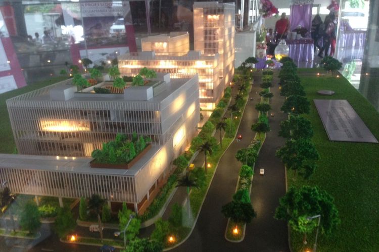 Rancangan gedung fakultas kedokteran dan rumah sakit Universitas Katolik Soegijapranata, Semarang, Jawa Tengah. Kompleks itu direncanakan mulai dibangun mulai 2019 mendatang.