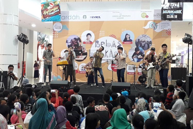 Festival Seni Sahabat Anak Manggarai Bebas Berkarya, Sabtu (22/9/2018)