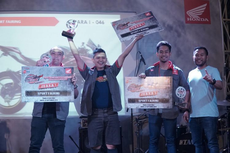 Juara Honda Modif Contes Seri Bandung 2018