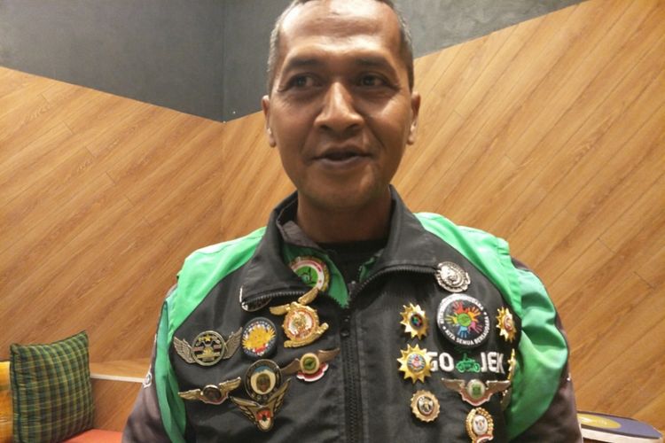 Retnawan Djoko Purnomo di kantor Gojek, Pasaraya Blok M, Jakarta Selatan, Jumat (28/9/2018) siang.