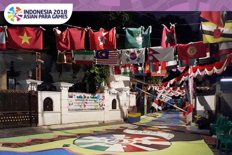 Salah satu kampung yang terpilih sebagai pemenang ajang Kampung Branding. Perlombaan ini digelar untuk menyambut pawai obor Asian Para Games di Jakarta pada 1-5 Oktober 2018.