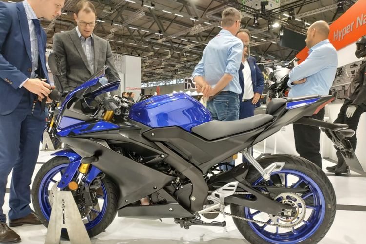 Yamaha YZF-R125 terbaru meluncur di Intermot, Cologne, Jerman, Selasa (2/10/2018)