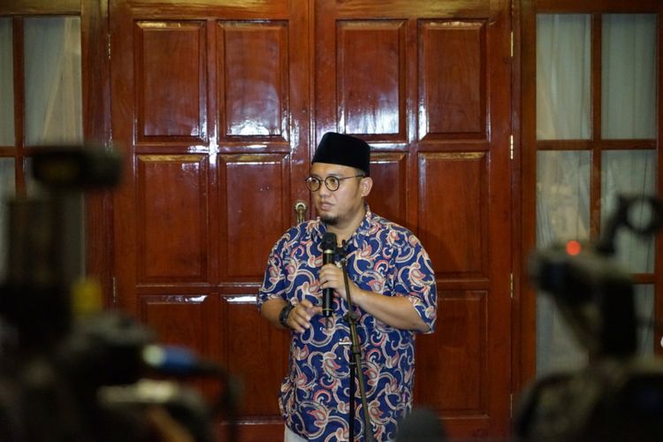 Koordinator Juru Bicara Badan Pemenangan Nasional (BPN) pasangan Prabowo Subianto-Sandiaga Uno, Dahnil Anzar Simanjuntak
