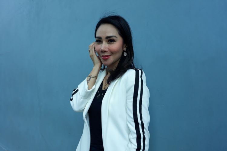 Femmy Permatasari saat ditemui di Studio TransTV, Mampang, Jakarta Selatan, Senin (8/10/2018).