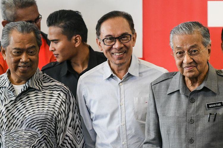 Image result for Anwar - Muhyiddin...