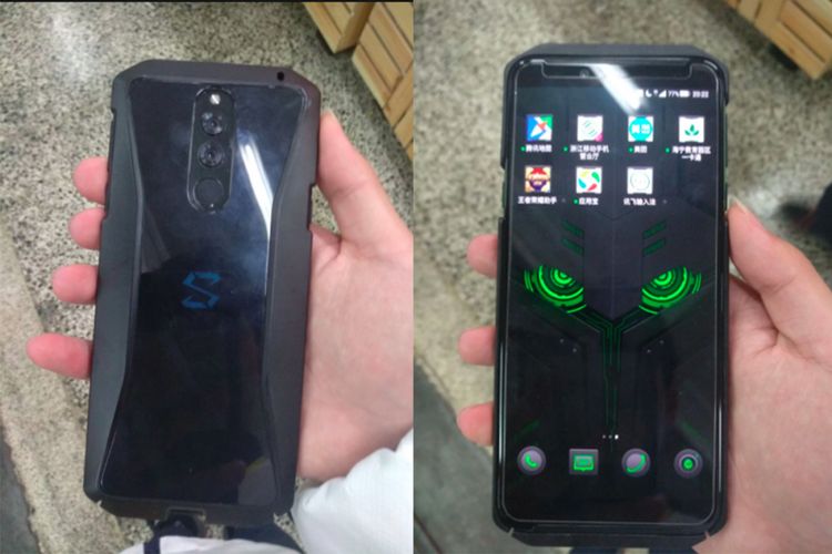 Bocoran foto yang disinyalir memperlihatkan tampang ponsel gaming Xiaomi Black Shark 2.
