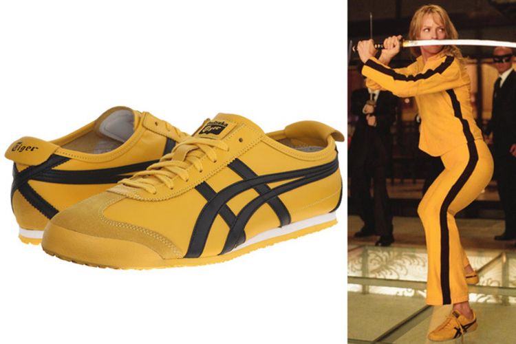 Onitsuka Mexico 66 warna kuning yang dijuluki Kill Bill