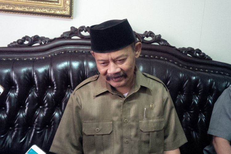 Ketua DPRD Kabupaten Boyolali yang sekaligus koordinator aksi protes S Paryanto ditemui di Boyolali, Jawa Tengah, Selasa (6/11/2018).