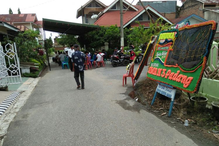 Suasana di rumah  Almarhum Shintia Melina korban Lion Air, Jumat (9/11/2018)
