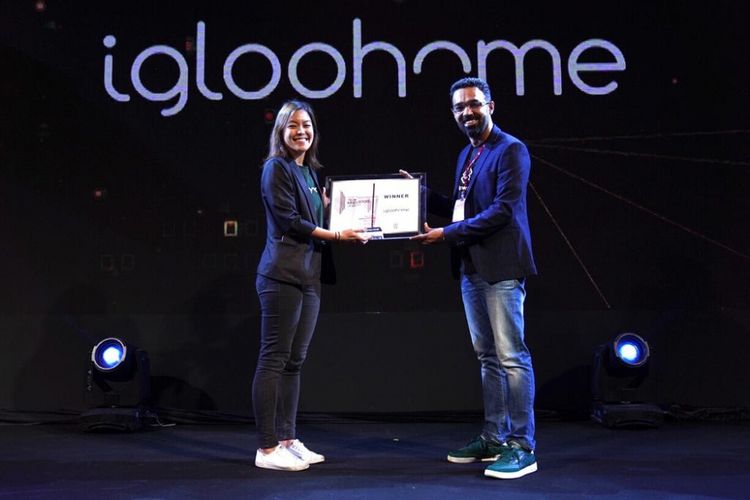 Penganugerahan penghargaan PropertyGuru Tech Innovation Award kepada Igloohome