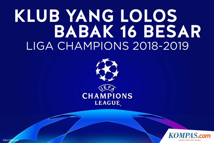 Klub Yang Lolos Babak 16 Besar Liga Champions 2018-2019