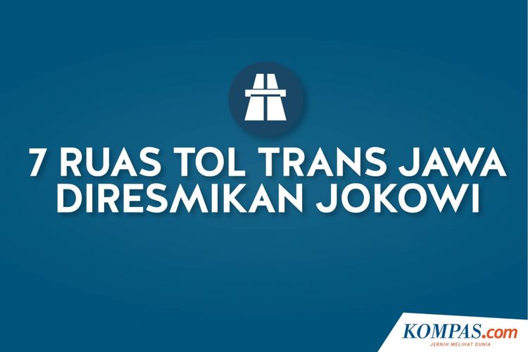 7 Ruas Tol Trans Jawa Diresmikan Jokowi