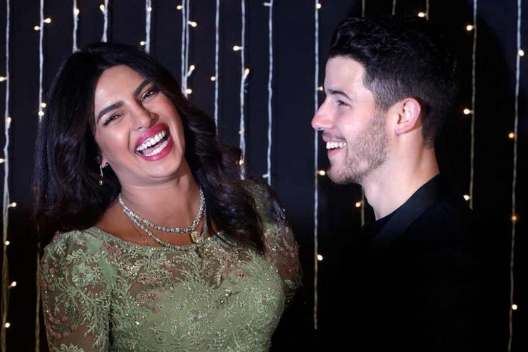Priyanka dan Nick Jonas menggelar resepsi pernikahan yang ketiga di Mumbai, India, Kamis (20/12/2018).