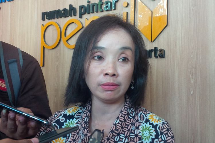 Ketua KPU Surakarta Nurul Sutarti di Solo, Jawa Tengah, Kamis (3/1/2019).