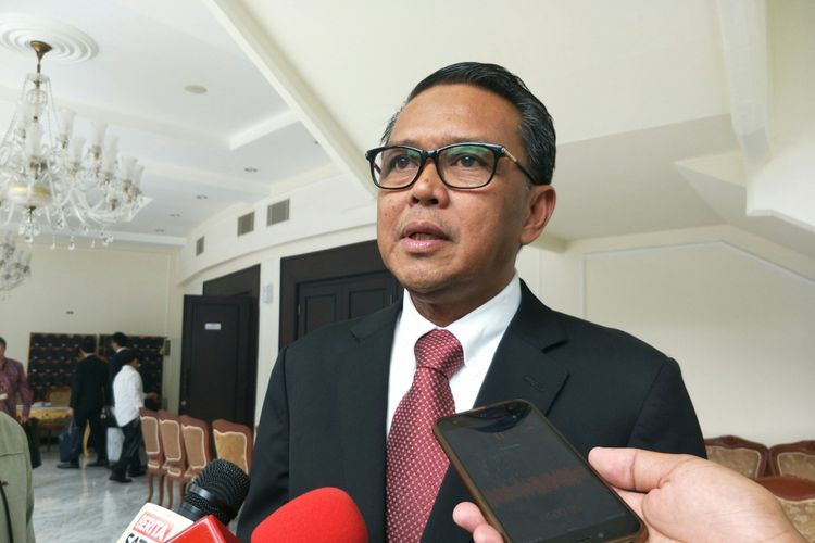 Gubernur Sulawesi Selatan Nurdin Abdullah di Kantor Wakil Presiden