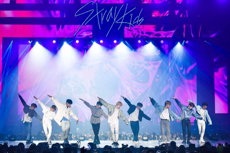 Cuplikan konser Stray Kids yang bertajuk Unveil Tour di Bangkok, Thailand, beberapa waktu lalu.