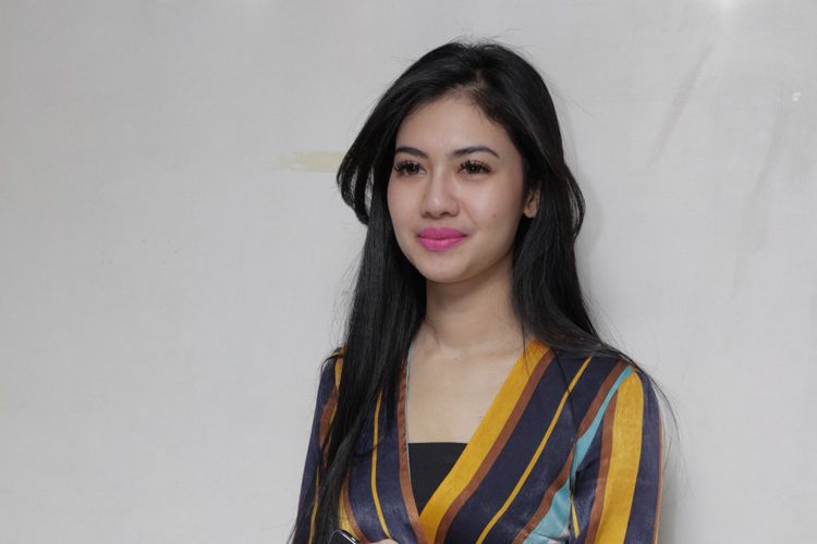 Della Perez saat ditemui di Gedung Trans TV, Tendean, Jakarta Selatan, Kamis (7/2/2019).