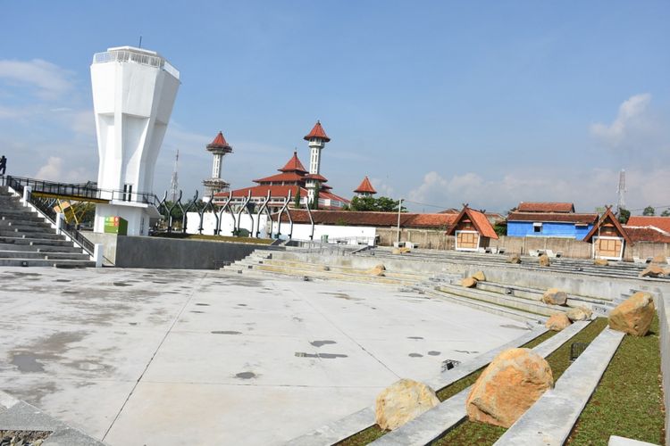 Alun-alun Cianjur yang diresmikan Presiden Jokowi pada Jumat (9/2/2019) kemarin.