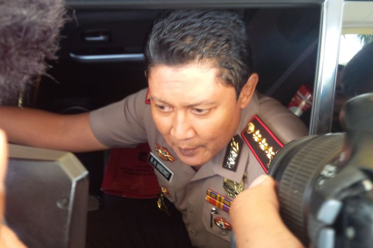 Kapolresta Surakarta Kombes Pol Ribut Hari Wibowo di Solo, Jawa Tengah, Senin (11/2/2019).