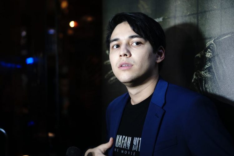 Maxime Bouttier saat ditemui usai press screening film Kain Kafan Hitam di XXI Epicentrum, Kuningan, Jakarta Selatan, Senin (11/1/2019)