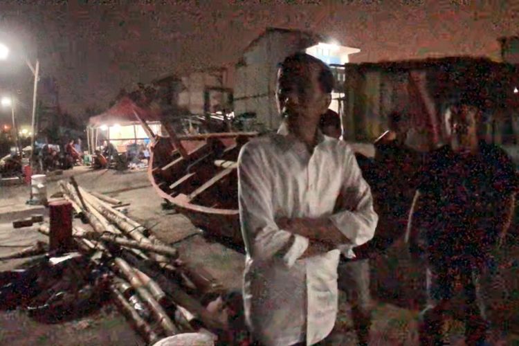 Inspeksi mendadak Jokowi di Kampung Nelayan Tambak Lorok, Semarang, 2 Februari 2019 lalu. 