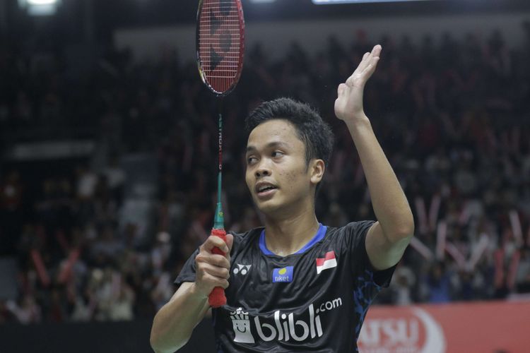 Kalahkan Lin Dan, Anthony Ginting Tembus Semifinal Swiss Open 2019