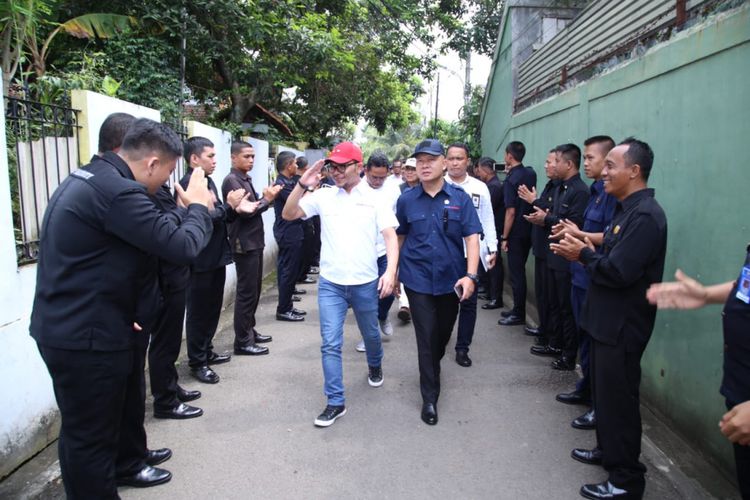 Sosialisasi Koperasi Pekerja Buruh Indonesia (KOPBI) dan Penguatan Fungsi Ketenagakerjaan Satuan Pengamanan (Satpam) Indonesia di Griyo Dalem EGP Security, Sabtu (9/3/2019).