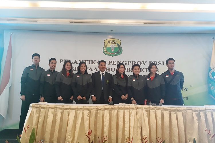 Konferensi Pers Piala Sudirman 2019 di Ballroom Hotel Century, Senayan, Jakarta, Sabtu (11/5/2019).