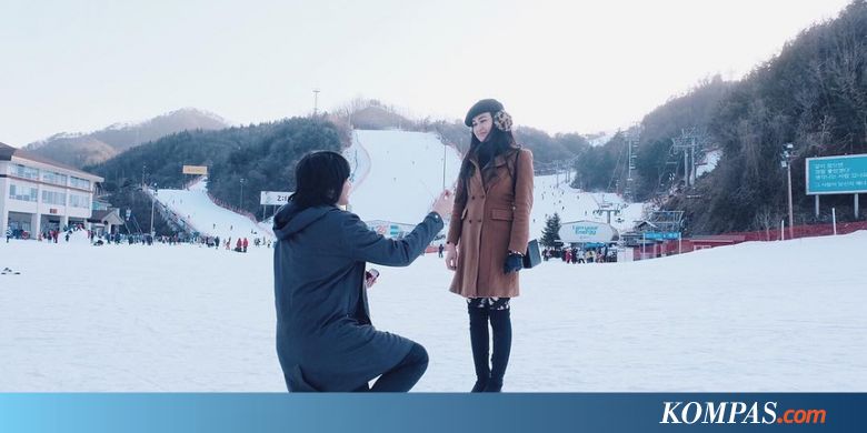 Kevin Aprilio Lamar Kekasih Saat Liburan di Korea Selatan