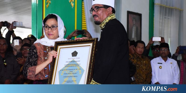 Dapat Gelar Kehormatan dari Kesultanan Tidore, Ini Kata Sri Mulyani