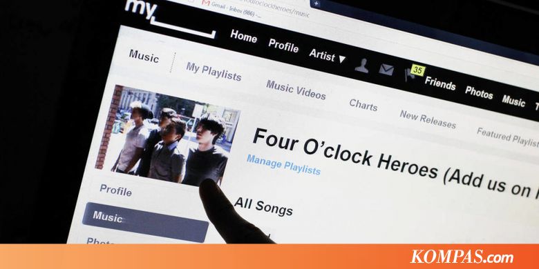 Koleksi Musik 12 Tahun Lenyap dari MySpace