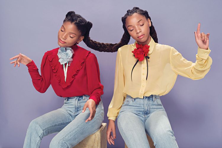 Dua bersaudara Halle Bailey dan Chloe yang tergabung dalam duo Chloe x Halle.