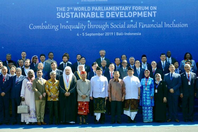 3rd World Parliamentary Forum on Sustainable Development (WPFSD ke-3), di Bali, Rabu (4/9/19).