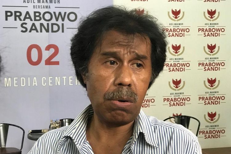 Pakar Hukum Tata Negara Margarito Kamis di Media Center Prabowo Subianto-Sandiaga Uno, Jakarta Selatan, Rabu (20/3/2019).
