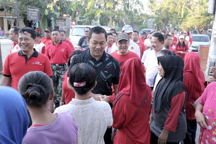 Wali Kota Hendi saat menyambangi Kelurahan Tawangmas, Semarang. 