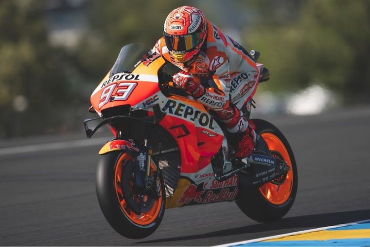 Menang di Le Mans membuat Marc Marquez kukuh di puncak klasemen sementara MotoGP 2019.