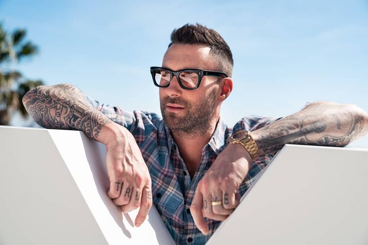 Adam Levine, vokalis grup band Maroon 5.