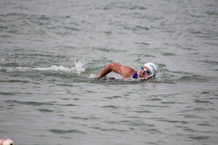 Salah satu cabang olahraga yang dilombakan pada event sport tourism Ironman 70.3 2019 yang digelar di Bintan, Riau.