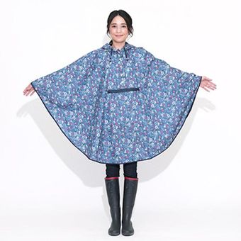 FLORET Pocketable Poncho produk orijinal dari Okaimono SNOOPY