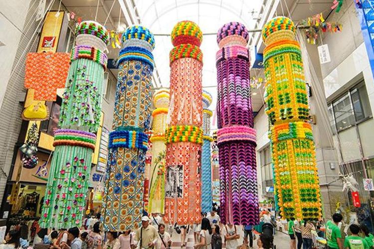 Sendai Tanabata Festival (Kota Sendai, Prefektur Miyagi)