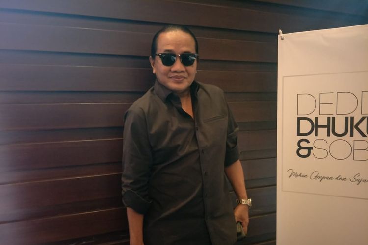 Deddy Dhukun saat ditemui dalam jumpa pers peluncuran album Satu Cinta Abadi di kawasan SCBD, Jakarta Selatan, Jumat (10/5/2019).