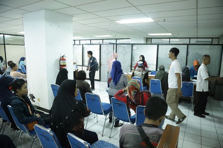 Pelayanan Sudin Dukcapil Jakarta Utara di kantor Walikota Jakarta Utara