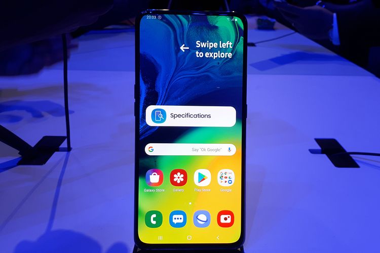 Spesifikasi dan Harga Galaxy A80 Resmi di Indonesia | Ponsel Kamera Putar Pertama Samsung