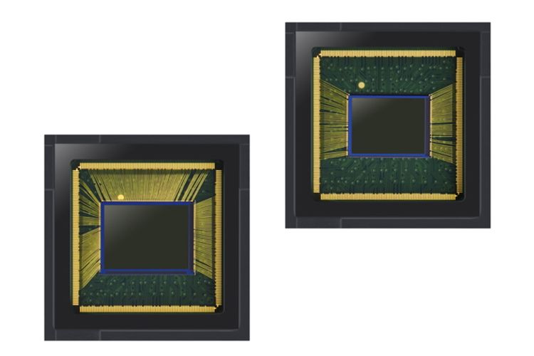 Ilustrasi sensor kamera ponsel Samsung ISOCELL Bright GW1 64 megapiksel dan Bright GM2 48 megapiksel.