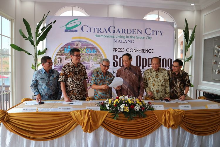 PT Ciputra Residence membuka fasilitas baru yakni EcoClub House, Eco Park, dan New Marketing Office di CitraGarden City Malang .
