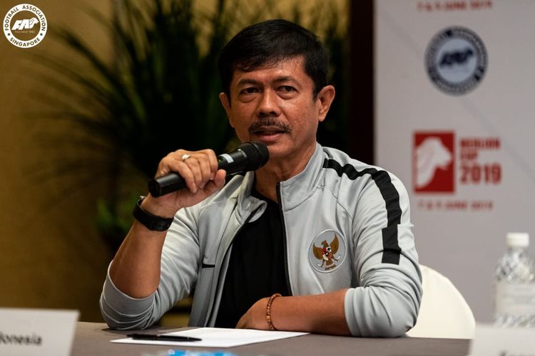 Pelatih Tim Nasional U-23 Indonesia, Indra Sjafri. 