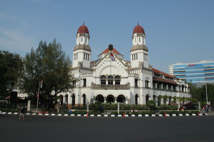 Suasana gedung bekas kantor pusat NISM, Lawang Sewu, di Semarang pada Juli 2019 lalu.